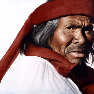Ritual, Acecho. Acuarela · Watercolor. 56 x 76 cms / 21" x 28"