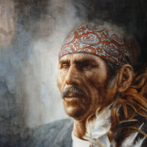 Homenaje a los Indígenas de México · Homage to Mexican Native People. Acuarela · Watercolor. 76 x 56 cms / 28" x 21"
