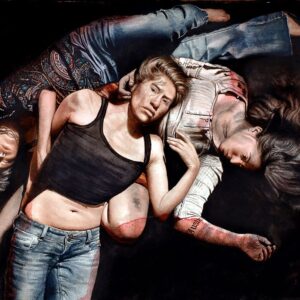 Justicia · Justice. Watercolor · Acuarela.  56 x 76 cms / 28"x21"