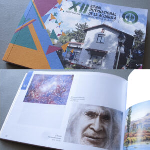 Catálogo de la XII Bienal Internacional de la Acuarela Museo Nacional de la Acuarela "Alfredo Guati Rojo". 2016 - 2017.