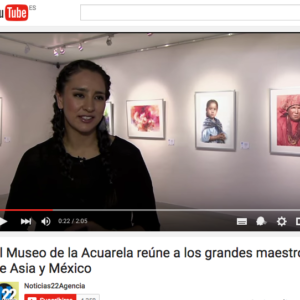 Canal 22, Entrevista.  Encuentro Internacional de Acuarela Asia - México, Grandes Maestros. https://youtu.be/Y9XBX8qWv0I 
