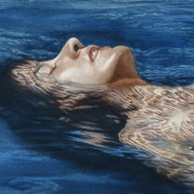 Skeptic · Watercolor, Acuarela transparente · 14" x 22", 35 x 53 cms