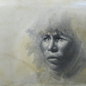 Mujer de Pisac, Perú · Watercolor, Acuarela transparente · 22" x 14", 30 x 35 cms.