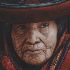 Empress, watercolor, 22” x 14”, 30 x 35 cms