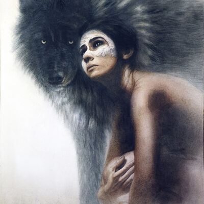 Soulmate, Acuarela · Watercolor. 76 x 56 cms · 28" x 21"