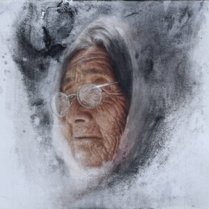 Wisdom, watercolor, 35 x 53 cms / 14” x 21”