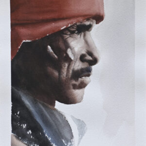 Demo 2, Watercolor · Acuarela.  31 x 41 cms / 12" x 16"