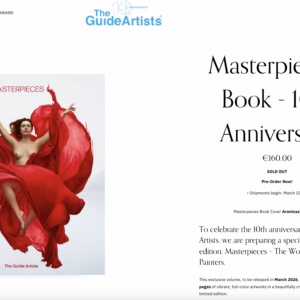 Masterpieces Book, 10th Anniversary The Guide Artist's
